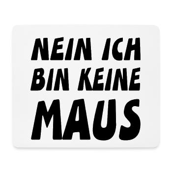 souris - Tapis de souris (format paysage) - blanc - Devant