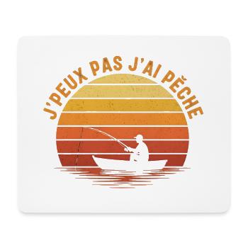 I can't I fished - Mouse Pad (horizontal) - white - Front