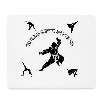 Fitness Combat - Mouse Pad (horizontal) - white - Front