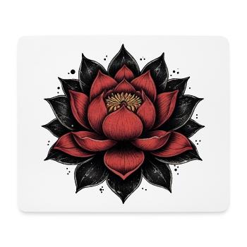 Blütenblätter der Lotusblüte - Mousepad (Querformat) - Weiß - Vorne