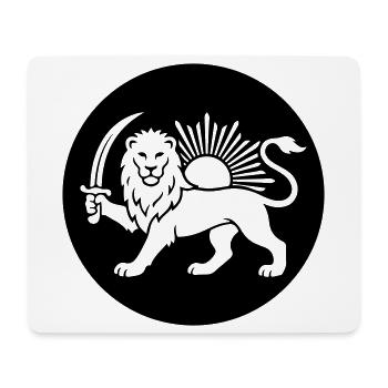 Persian Lion Persia Iran Symbol - Mouse Pad (horizontal) - white - Front