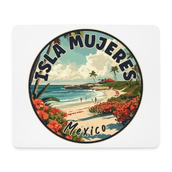 Experience Tropical Paradise Isla Mujeres Mexico - Mouse Pad (horizontal) - white - Front