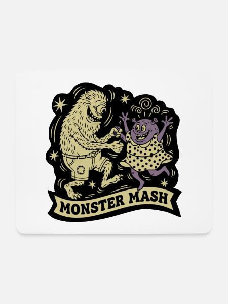 Monster Mash by Skashirts - Mousepad (Querformat) - Weiß