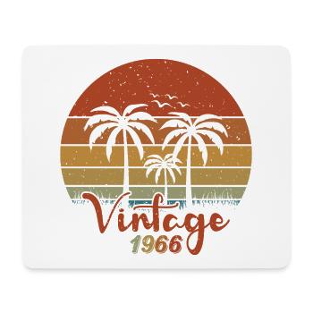 1966 Geburtsjahr - Mousepad (Querformat) - Weiß - Vorne