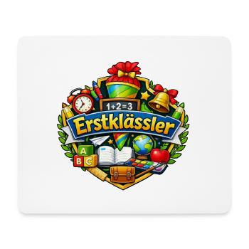 Erstklässler Lernen Schule - Mousepad (Querformat) - Weiß - Vorne