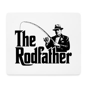 The Rodfather Funny Fishing Parody - Mouse Pad (horizontal) - white - Front