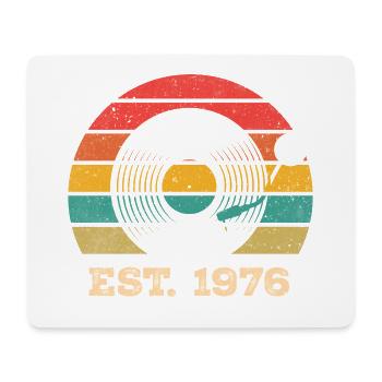Vintage 1976 - Mousepad (Querformat) - Weiß - Vorne