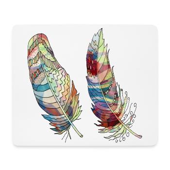 Stylo - Tapis de souris (format paysage) - blanc - Devant