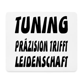Tuning - Mousepad (Querformat) - Weiß - Vorne