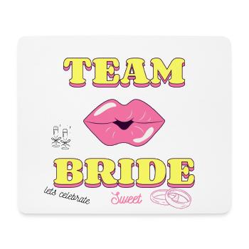 Team Braut – Junggesellinnenabschied Crew JGA - Mousepad (Querformat) - Weiß - Vorne