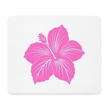 Hibiscus flower - Mouse Pad (horizontal) - white - Front