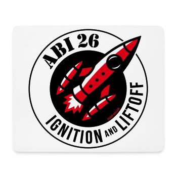 Abi 26 Ignition And Liftoff (Abitur 2026 / POS3C) - Mousepad (Querformat) - Weiß - Vorne
