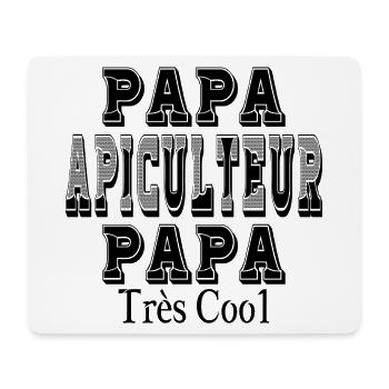 Papa Apiculteur Papa Très Cool - Tapis de souris (format paysage) - blanc - Devant