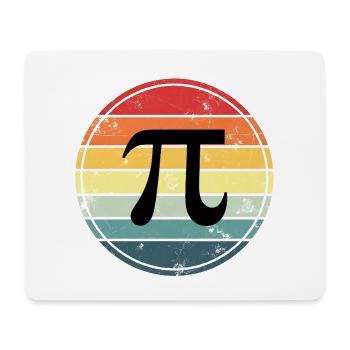 Pi Mathematik - Mousepad (Querformat) - Weiß - Vorne