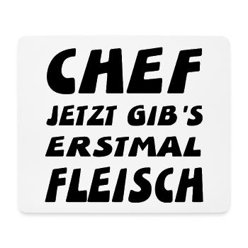 Chef - Mousepad (Querformat) - Weiß - Vorne