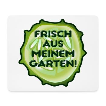 Hobby Garten Gemüse - Mousepad (Querformat) - Weiß - Vorne
