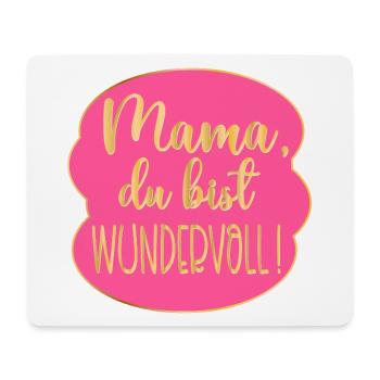 Wundervolle Mama Muttertag - Mousepad (Querformat) - Weiß - Vorne