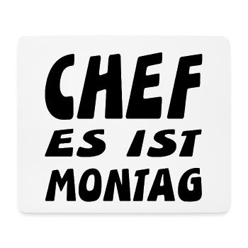 Chef - Mousepad (Querformat) - Weiß - Vorne