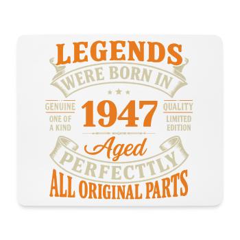 Legends 1947, Aged Perfectly - Mouse Pad (horizontal) - white - Front