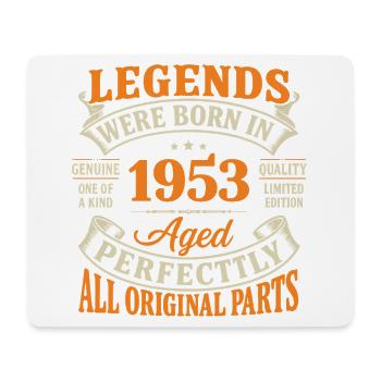 Legends 1953 — Perfekt Ältester - Mousepad (Querformat) - Weiß - Vorne
