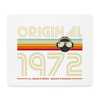 Originaler Retro-Vintage-Helm von 1972 - Mousepad (Querformat) - Weiß - Vorne