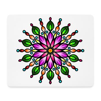 Tropical Rainbow Star - Mouse Pad (horizontal) - white - Front