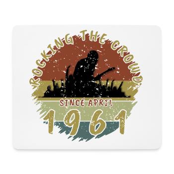 65e anniversaire Faire vibrer la foule GIT 04/1961 - Tapis de souris (format paysage) - blanc - Devant