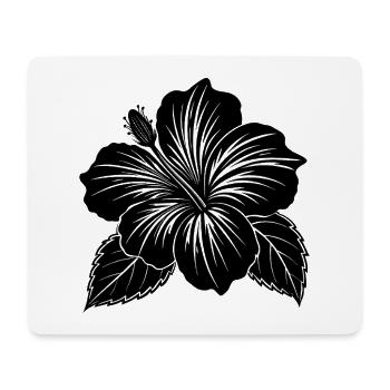 Hibiscus flower - Mouse Pad (horizontal) - white - Front