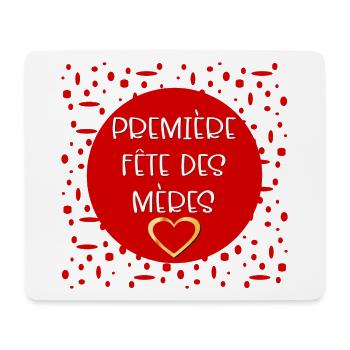Première fête des Mères - Tapis de souris (format paysage) - blanc - Devant