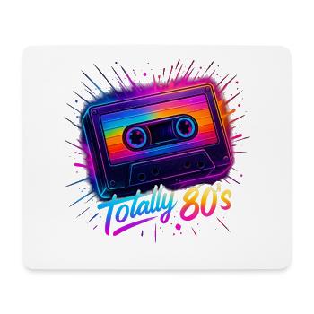 Style 80s Retro Party Outfit 80s - Mouse Pad (horizontal) - white - Front