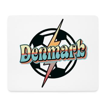 Denmark Fussball - Mousepad (Querformat) - Weiß - Vorne