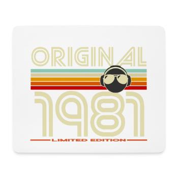 Originalausgabe 1981 Retro - Mousepad (Querformat) - Weiß - Vorne