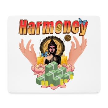 Harmoney Buddha Luck – Peace & Love-Reihe - Mousepad (Querformat) - Weiß - Vorne