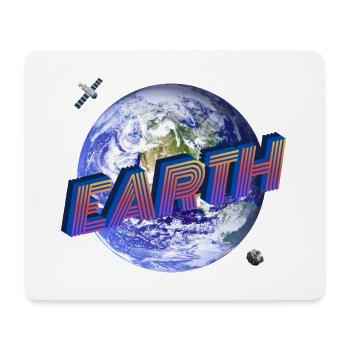 ERDE – Weltraumserie - Mousepad (Querformat) - Weiß - Vorne