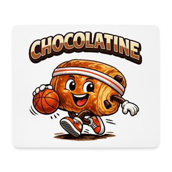 Chocolatine-Korb - Mousepad (Querformat) - Weiß - Vorne