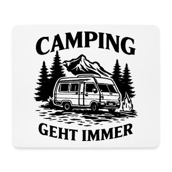 Camping geht immer Camper Wohnmobil Outdoor - Mousepad (Querformat) - Weiß - Vorne
