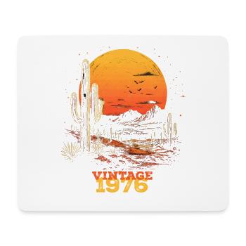 Millésime 1976 - Tapis de souris (format paysage) - blanc - Devant