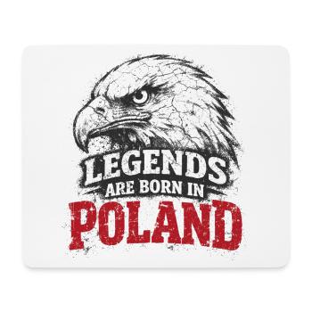 Polen Legende: Weißer Adler – Stolz & Tradition - Mousepad (Querformat) - Weiß - Vorne