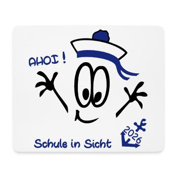 Ahoi Schulstart  - Mousepad (Querformat) - Weiß - Vorne