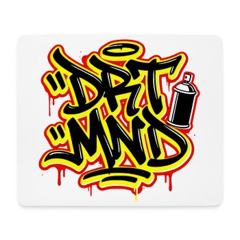 DRTMND Street Art, Dortmund Ruhrpott Shirt, hoodie - Mousepad (Querformat) - Weiß - Vorne