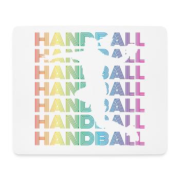Joueur de handball - Tapis de souris (format paysage) - blanc - Devant