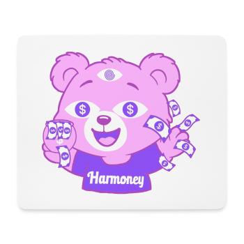 Harmoney Teddy - Tapis de souris (format paysage) - blanc - Devant