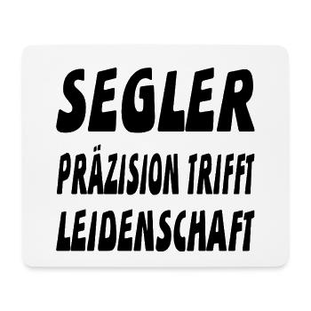 Segeln - Mousepad (Querformat) - Weiß - Vorne
