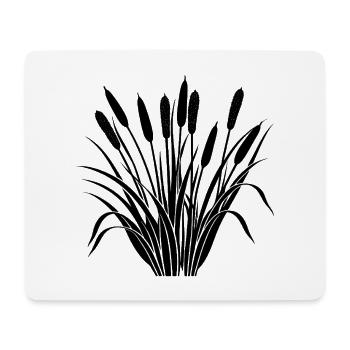 Cattail - Mouse Pad (horizontal) - white - Front