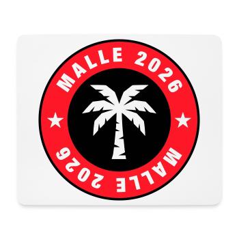 Malle 2026 Palm Tree Circle - Mouse Pad (horizontal) - white - Front