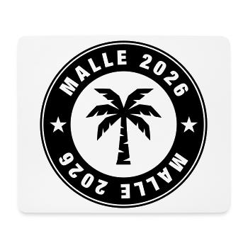 Malle 2026 Palm Tree Circle - Mouse Pad (horizontal) - white - Front