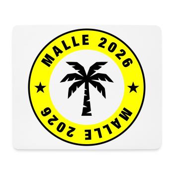 Malle 2026 Palm Tree Circle - Mouse Pad (horizontal) - white - Front