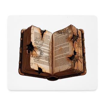 Livre ouvert détruit, lire - Tapis de souris (format paysage) - blanc - Devant