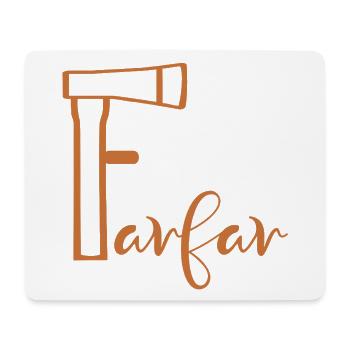 Grandfather Axe - Mouse Pad (horizontal) - white - Front