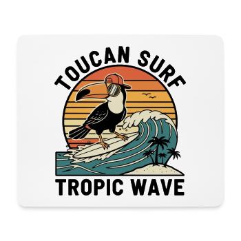 Toucan Surf Tropic Wave Ocean Vibes - Mousepad (Querformat) - Weiß - Vorne